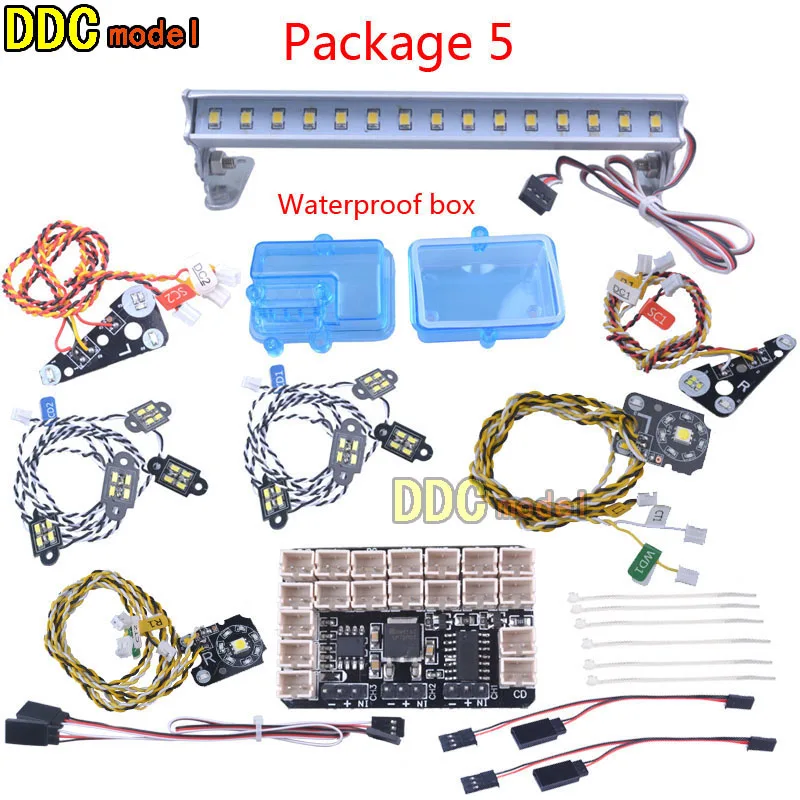 Комплект светодиодных передних и задних фар + IC лампа комплект для