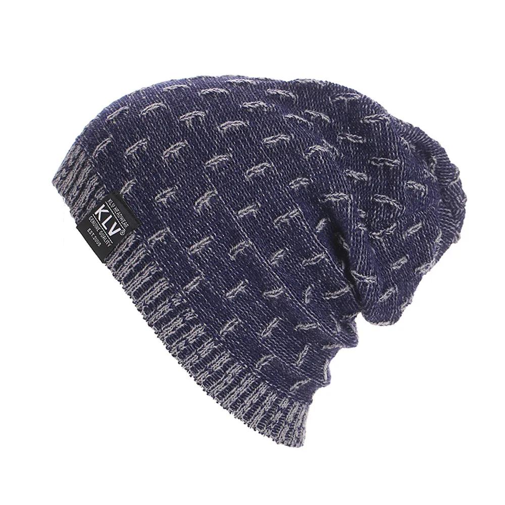 Вязаная шапка для мужчин и женщин теплая вязаная крючком зимняя шерстяная Лыжная