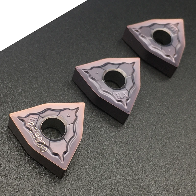 WNMG080404 HA PC9030-Herramienta de torneado externo, insertos de carburo WNMG CNC, cortador de torno de hoja, herramientas de corte CNC Tokarnyy, 10 Uds.