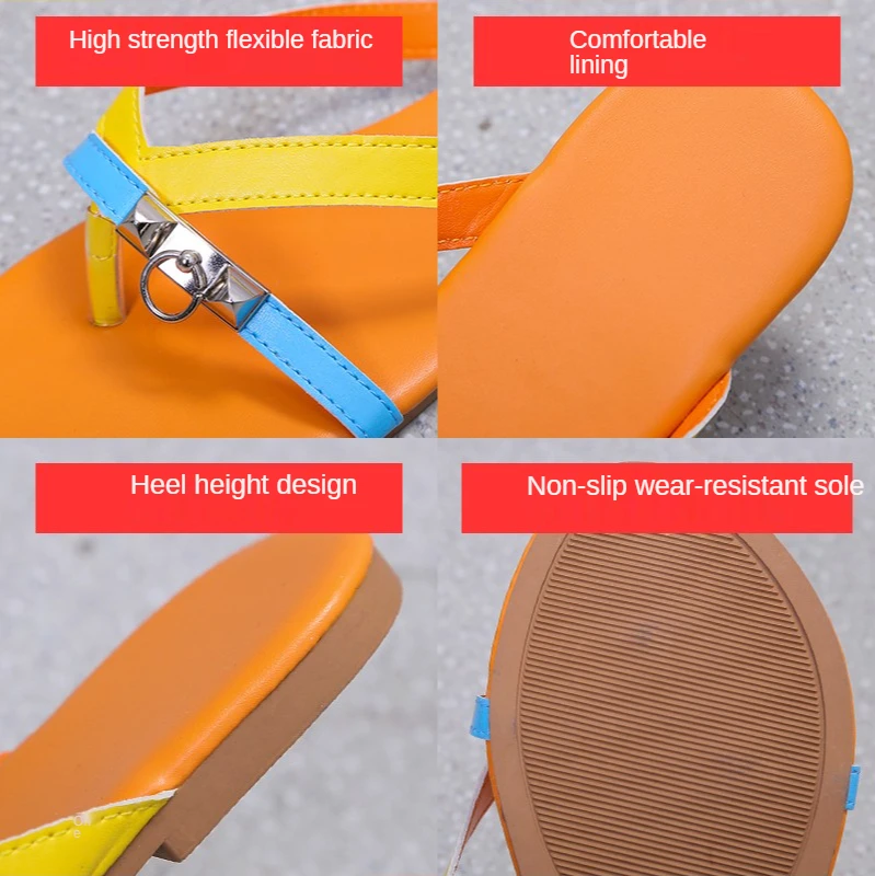 

New Comfortable Women's Flip Flops Fashion Women Slippers Casual Shoes Beach Flats Leather Summer Female Shoes Tenis Feminino