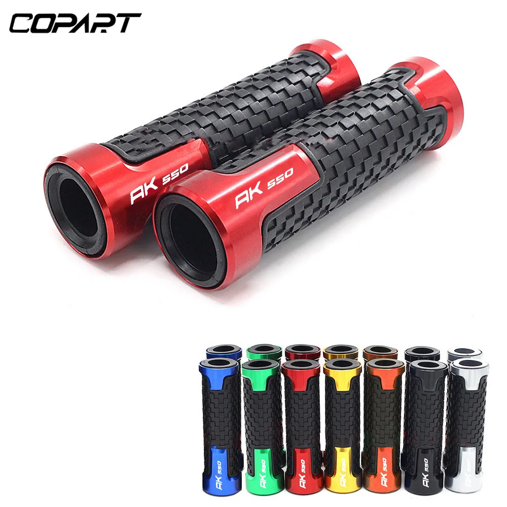 

Motorcycle Accessories 7/8"22mm CNC PVC Anti-Skid Handlebar Grips Handle Bar End Grip For KYMCO AK550 AK 550 ABS 2017 2018 2019