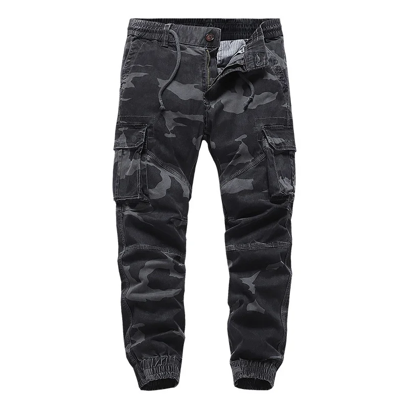 

2021 Mens Tactical Cargo Army Outdoor Hiking Trekking Casual Sweatpants Camouflage Military Multi Pocket Trousers Plus Size Pant