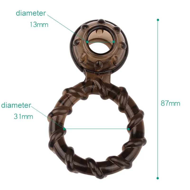 Двойной замок Se мужские кольца на пенис шар Растяжитель интимные игрушки для