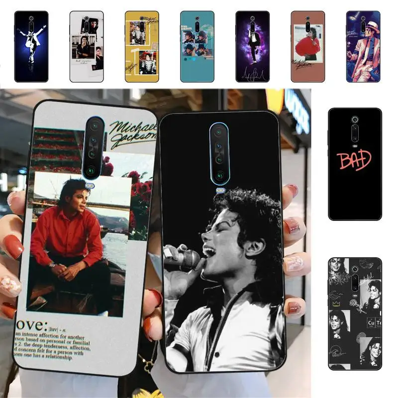

RuiCaiCa Michael Jackson Phone Case for Redmi 5 6 7 8 9 A 5plus K20 4X S2 GO 6 K30 pro
