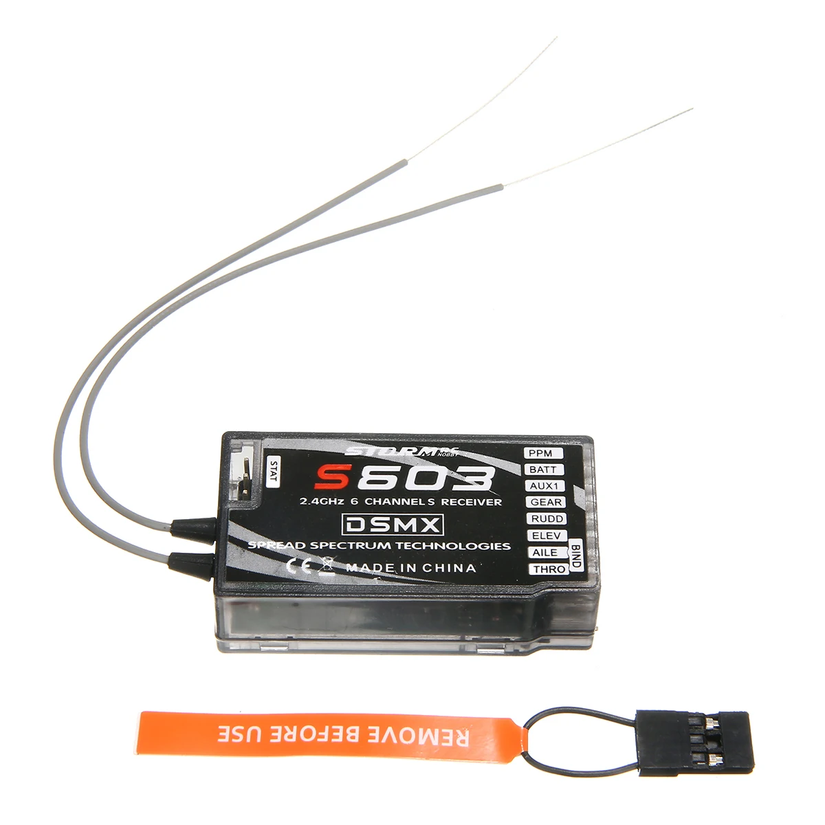 Новый S603 DSMX 6 каналов 2 4 ГГц воздушный разъем приемника RX поддержка DSM2/DSMX rReceiver