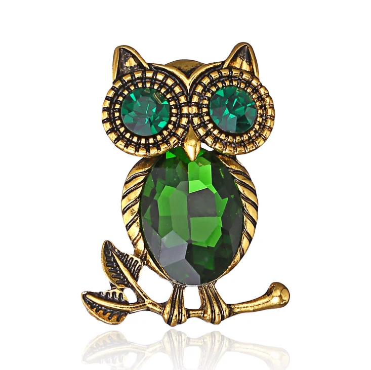 Новинка 2020 модная винтажная корсажная брошь в стиле ретро со стеклянным