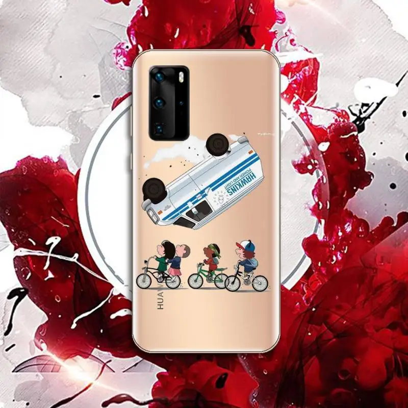 

Stranger Things American TV show Phone Case Transparent for Huawei P honor 8 10i 20 30 40 smart 2019