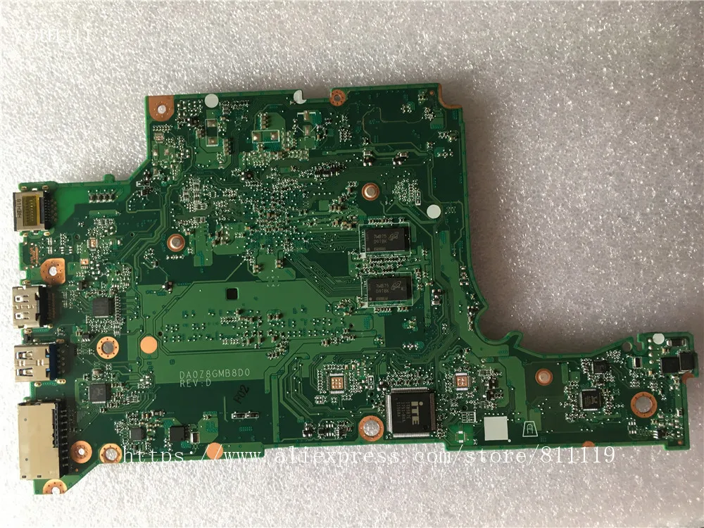 yourui для acer aspire a315 a315 32 laptopmotherboard da0z8gmb8d0 с n4000 проверка п