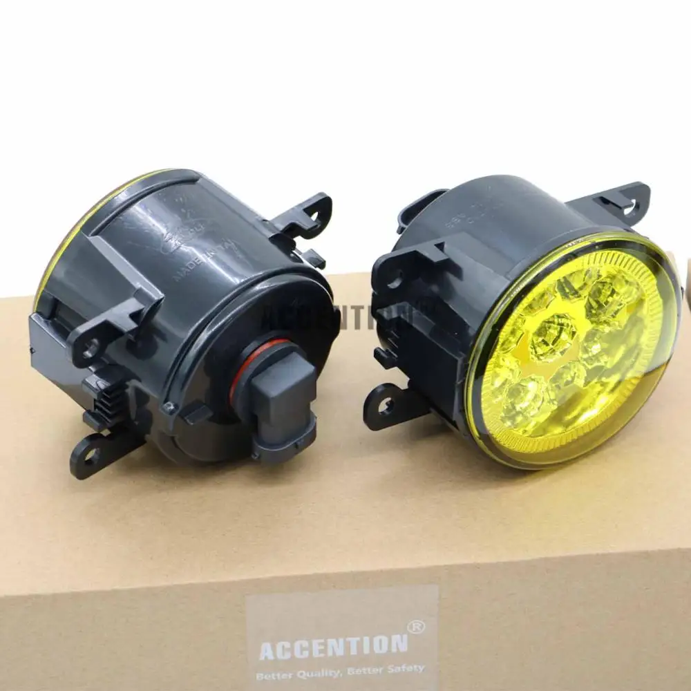 2 шт. светодиодный Противотуманные фары светильник желтый для Ford focus фокус 3 TRANSIT