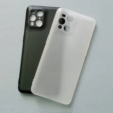 For OPPO Find X3 Pro Matte Black /Clear White Soft TPU Phone Protection Case Fine Hole All Inclusive Lens Anti-drop Cover