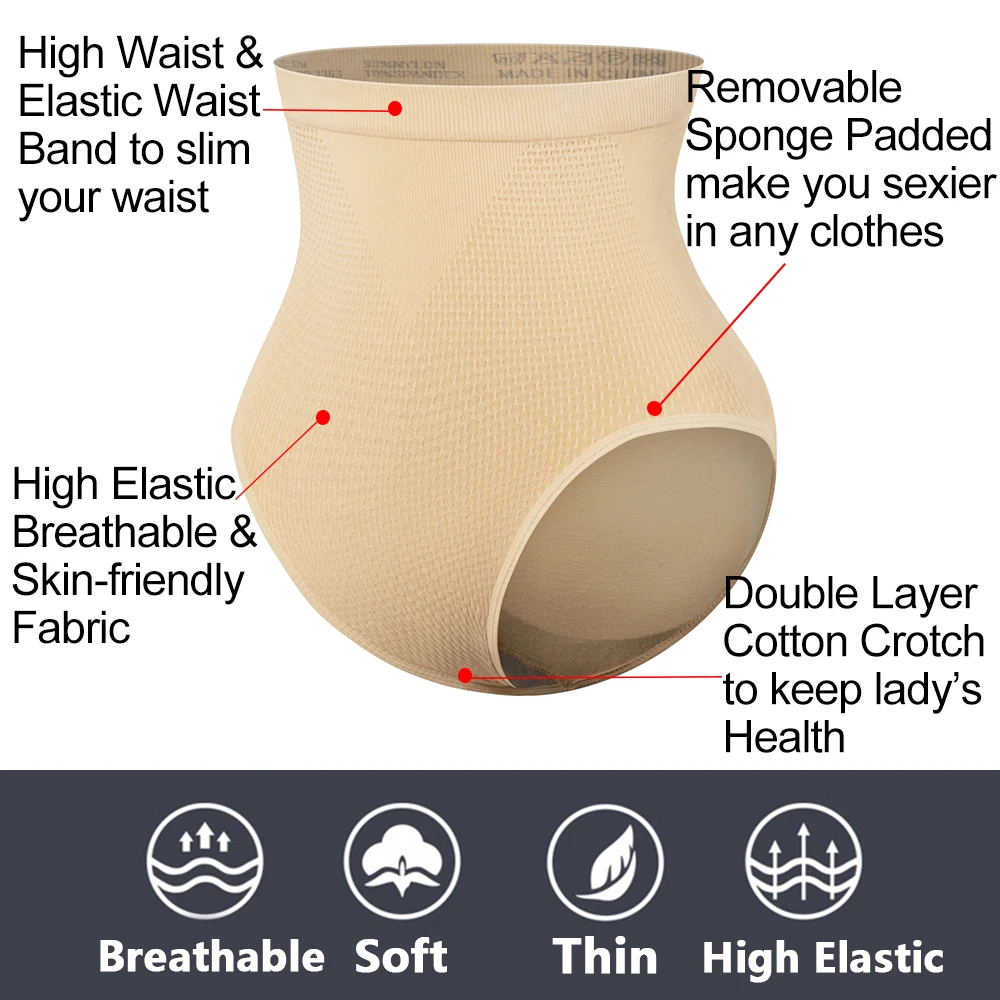 KIWIRATA задница с мягкими подтяжками контроль моделирующее белье усилитель бедер