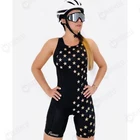 Женский велосипедный комбинезон FRENESI, жилет для триатлона, уличная спортивная одежда в европейском и американском стиле, комбинезон с коротким рукавом