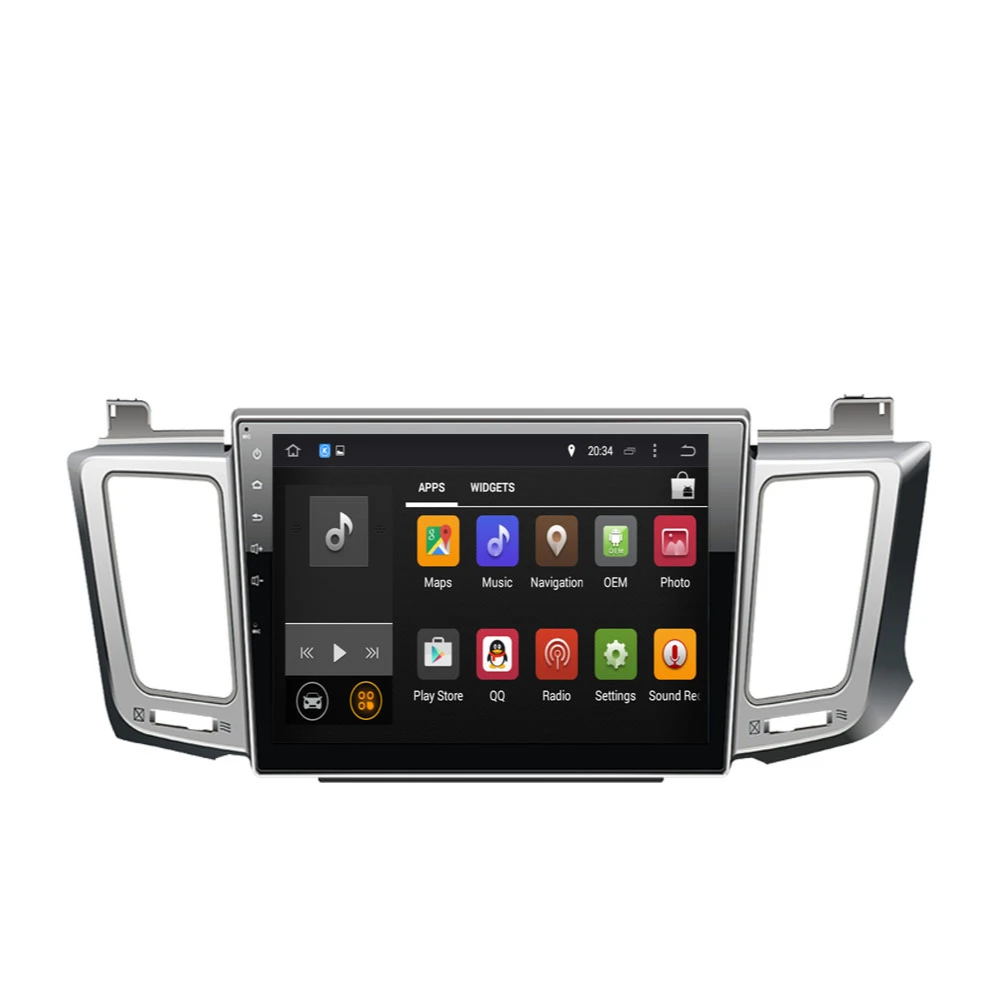 Автомагнитола с GPS-навигацией Android 10 0 Восьмиядерный процессор HD экран BT Wi-Fi RDS для