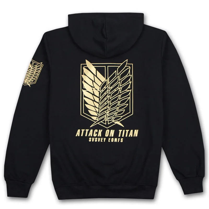 

Anime Attack On Titan Jacket Hoodies Sweatshirt Costume Shingeki No Kyojin Cosplay Costume Unisex