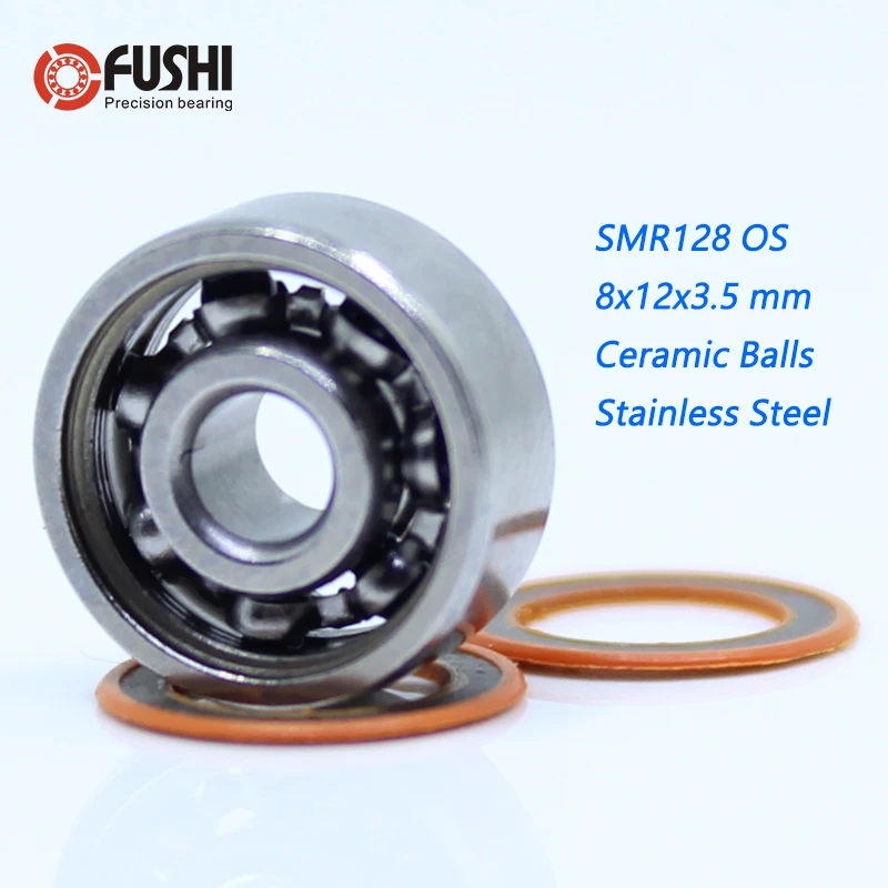 Подшипник SMR128 2OS 8x12x3 5 мм CB ABEC7 из нержавеющей стали гибридный керамический