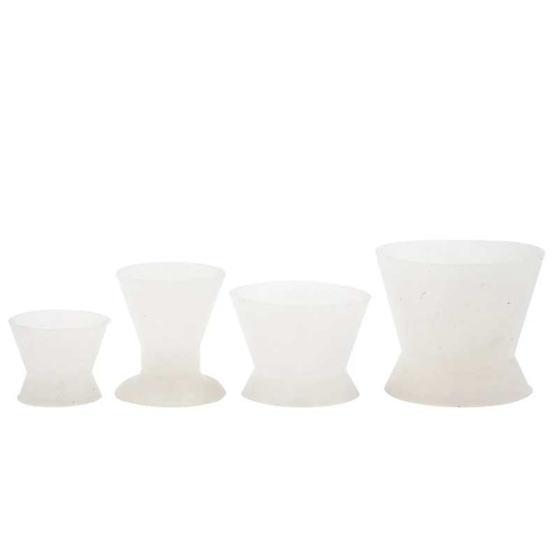 4 шт./компл. силиконовая чашка для смешивания самозатвердевающиеся чашки