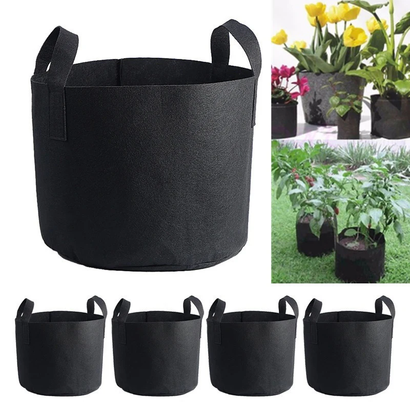 Nursery Bag Flower Plant Support Home Furnishing Shopping Mall Species Greening Project Non-Woven Fabric | Дом и сад