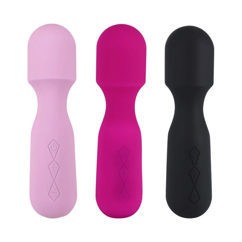 USB Перезаряжаемый водонепроницаемый силиконовый AV вибратор Стимуляция клитора