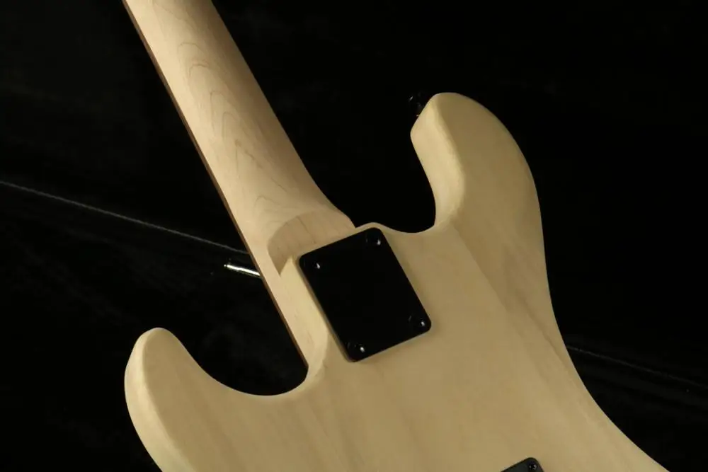 Высококачественная Разобранная гитара комплект клена Шея тополя Сделай Сам