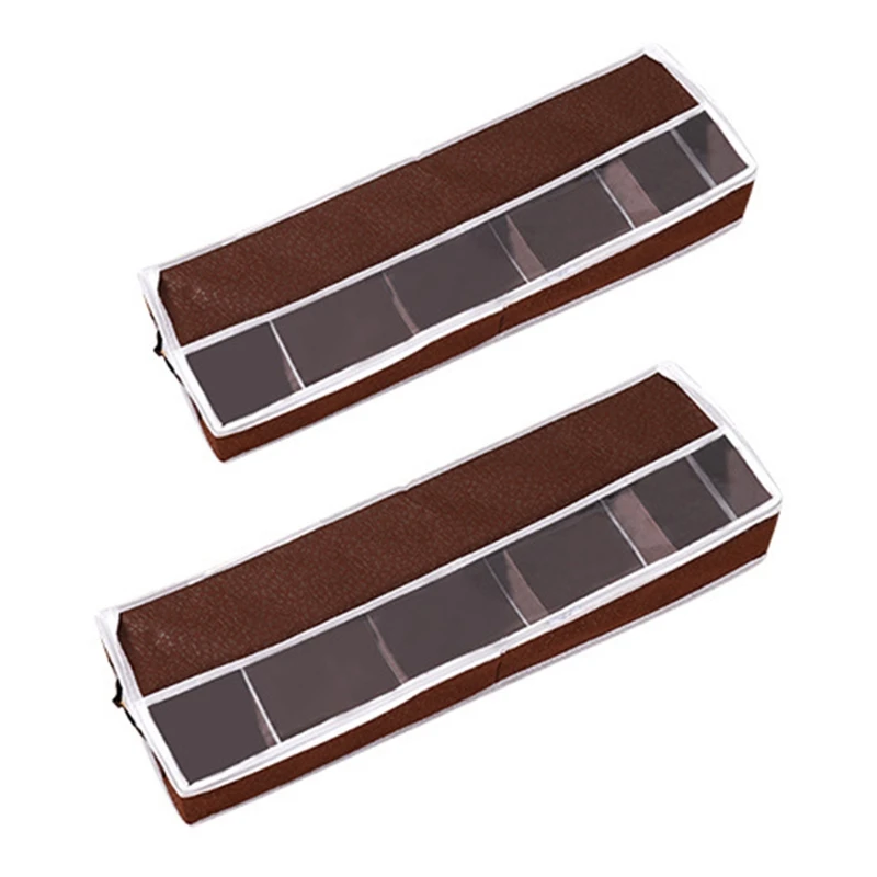 

Shoe Storage Box Adjustable Shoe Storage Organizer Transparent Box for Shoes Underwear Clothes Boot Storage Organizer