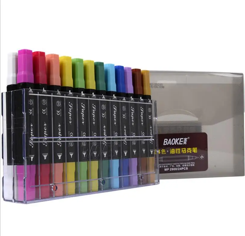 Профессиональный цветной маркер водный цвет s канцелярские принадлежности с