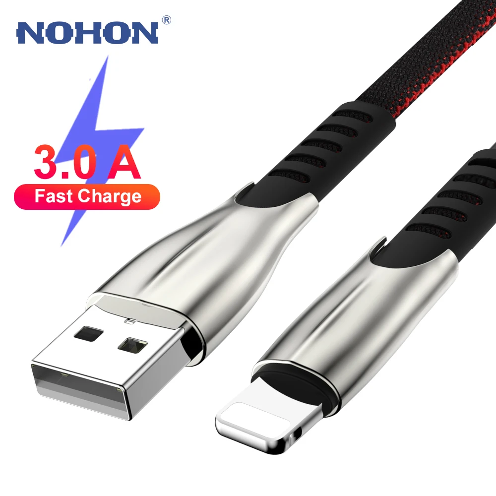 USB кабель для iPhone Xs Max XR X 8 7 6 s 6s Plus 5S SE iPad Mini Быстрая зарядка Шнур для зарядного устройства мобильного телефона