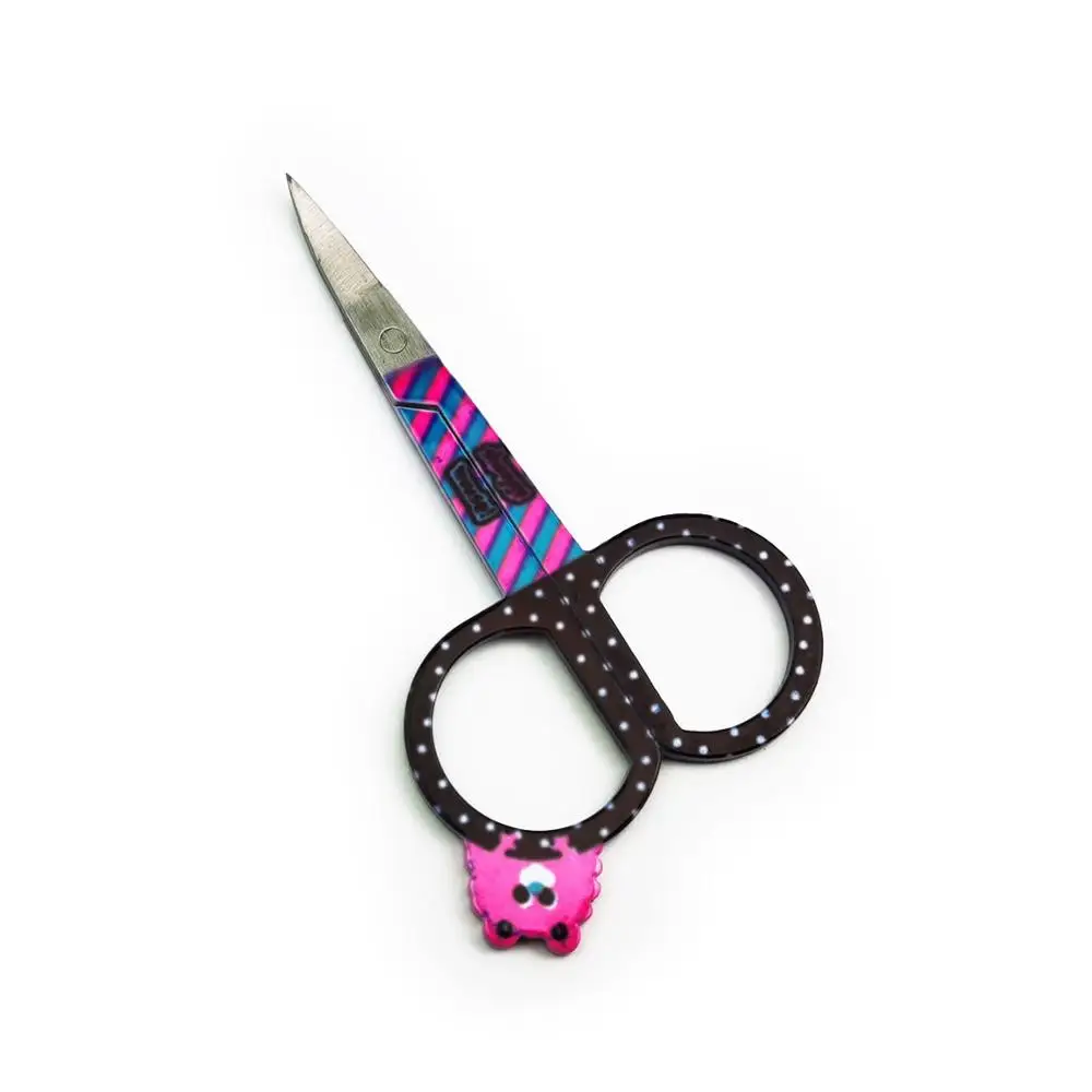 2 шт./лот ножницы для ногтей нержавеющая сталь маникюрная машинка стрижки бровей