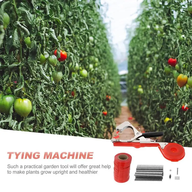 

1 Set Gardening Tying Machine Agricultural Fixing Tool for Plants for Farm Garden (Random Color)