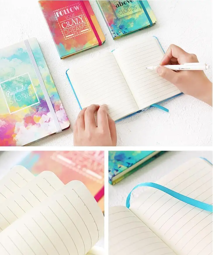 "Над небом" красивая твердая обложка с подкладкой Freenote Journal Study Diary notebook Journal канцелярские товары подарок