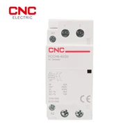 cnc ycch6 2p din rail mounted household modular ac contactor 2540a 1no 1nc 2no 2nc 220230v 5060hz for smart home house hotel