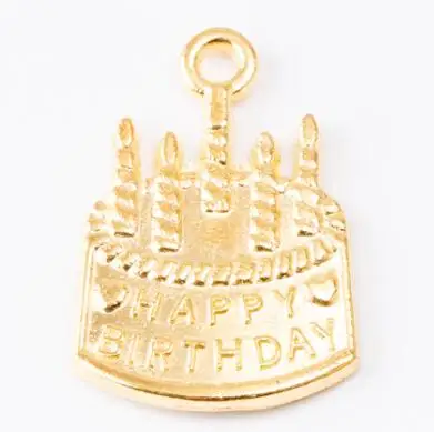 25 шт. винтажные подвески из цинкового сплава для торта на день рождения кулон DIY