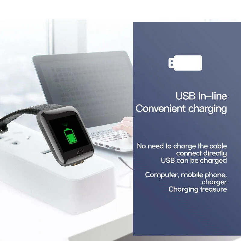 D13 плюс пульсометр трекер кровяного давления Спортивный Браслет