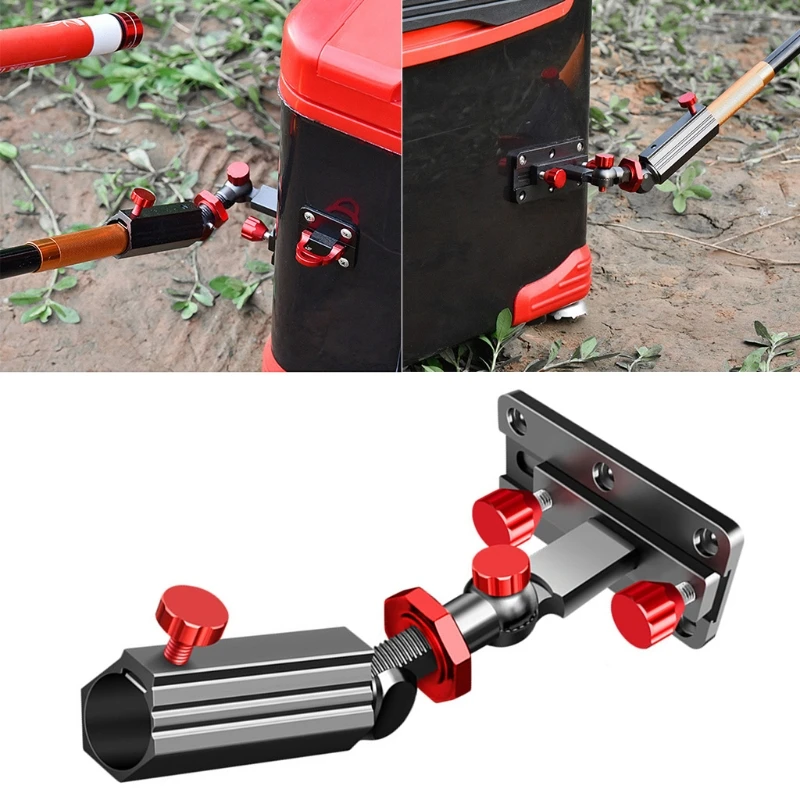 

Fishing Rod Holder 360 Degree Adjustable Fishing Rod Holder Foldable Bracket Sea Lake Fish Rod Rack Snap Fixed 24BD