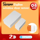 Датчик sonoff zigbee датчик двери SNZB04 ewelink приложение управление датчик окна работа с zbbridge smartthings ifttt alexa google home
