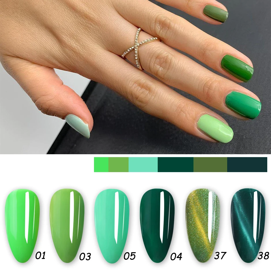 7 мл Гель лак для ногтей Цвет база и топ гель лака черный белый шеллак блестящие