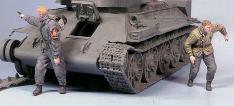 1/35 Набор для моделирования из смолы фигурка поврежденного солдата (без