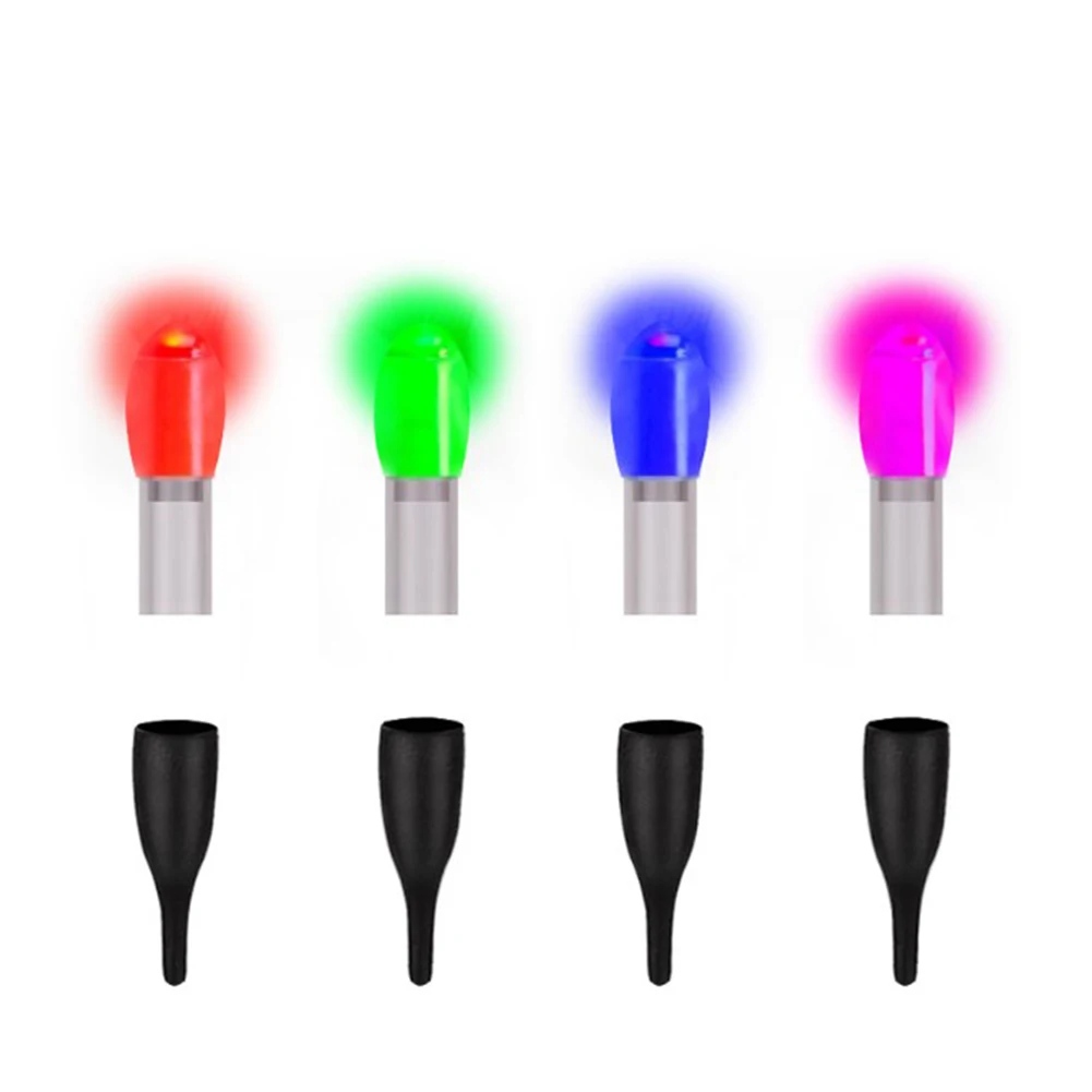 

2pcs Multicolor Fish Float Light Floating Tail Light Solid Colorful Indicator Floating Electronic Light For Night Fishing