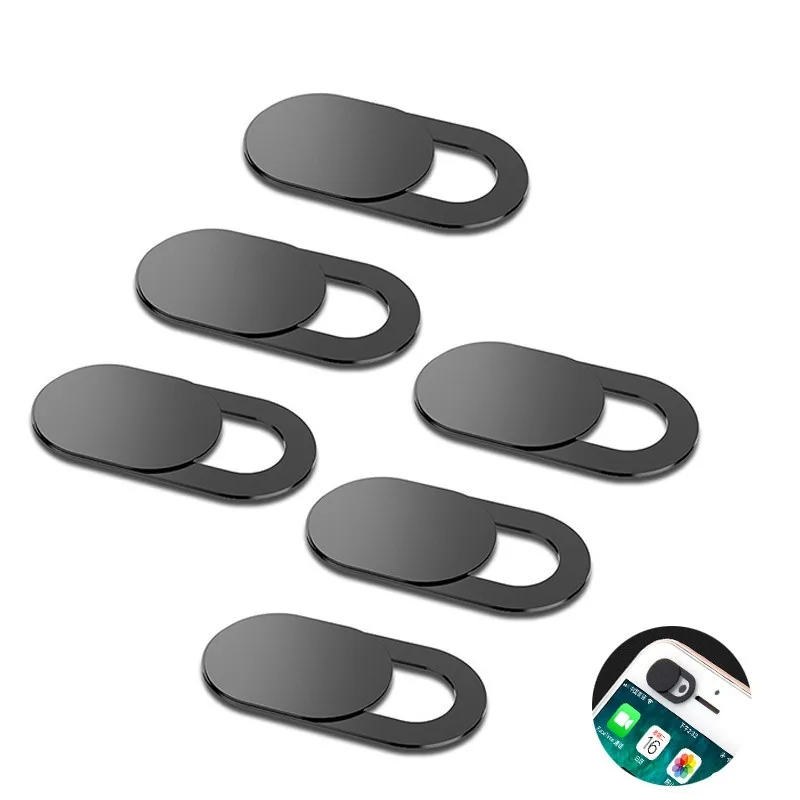 Универсальная крышка для веб-камеры затвор Магнитный слайдер наклейка