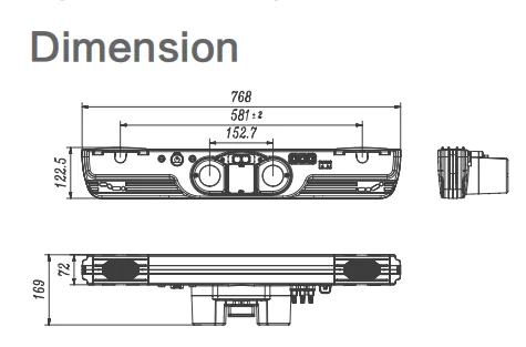 

Ningbo Summit LA-A2 110/230V Hospital Bed Homecare Bed 2X6000N Dual Motor Linear Actuator