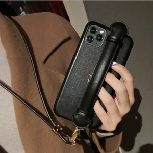 lanyard wrist strap phone case for iphone 12 xr x xs 11 pro max se 2020 7 8 plus cover free global shipping