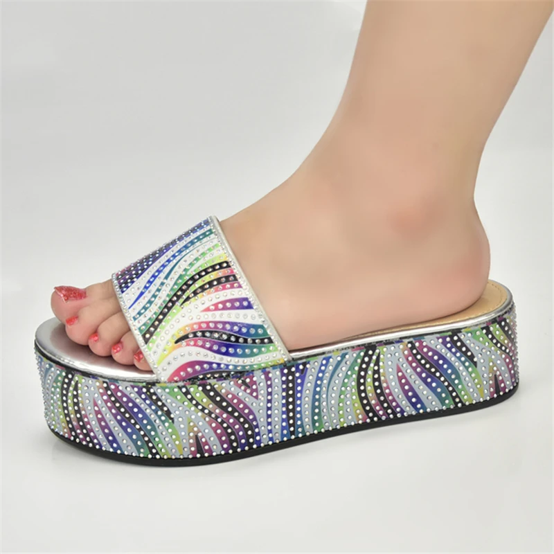 Новейший дизайн африканские женские свадебные туфли Роскошные для женщин 2021