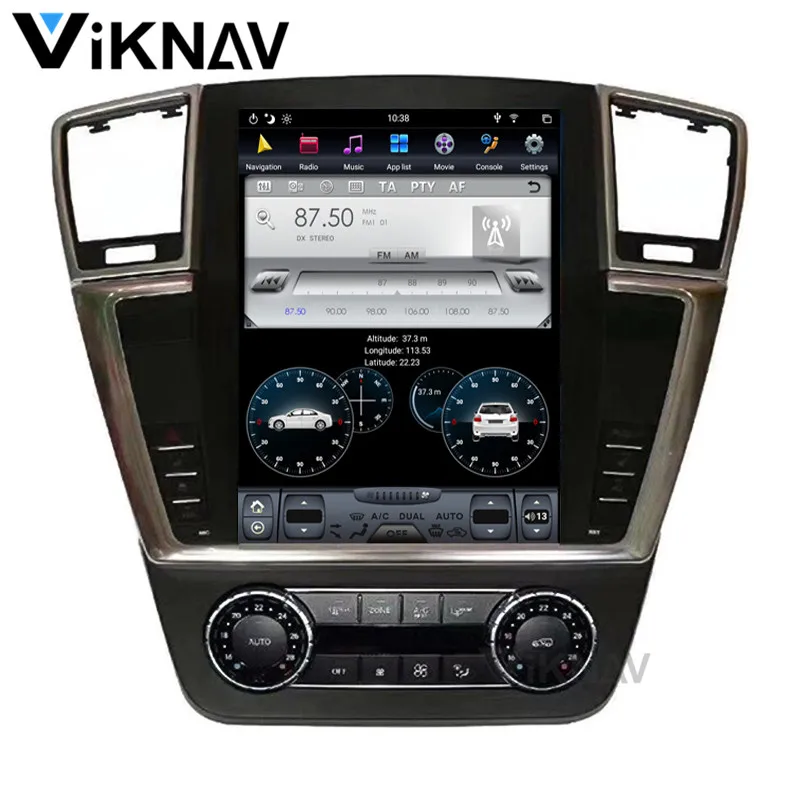 

Android Car radio GPS Navigation For-MERCEDES-BENZ ML GL 2012 2013 2014 2015 2016 Tesla style auto multimedia player head unit