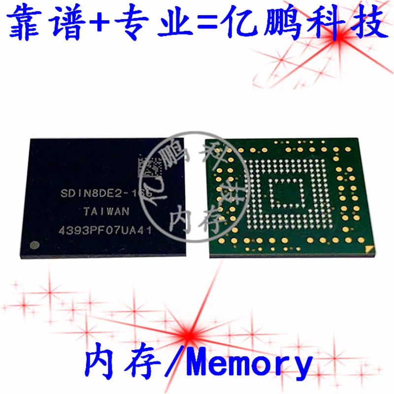 

Free shipping SDIN8DE2-16G BGA153 EMMC 4.5 16GB 2 piece