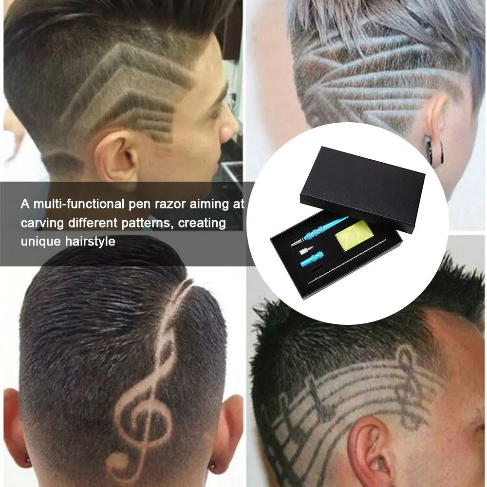 

Professional Carve Beard Hair Scissors Shavings Eyebrows Razor Carve Pen Shears Tattoo Barber Hairdressing Scissors