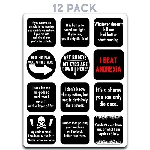 Для Manly Humor жесткая шапка виниловая наклейка (9 Упаковок) автомобили Грузовики Vans