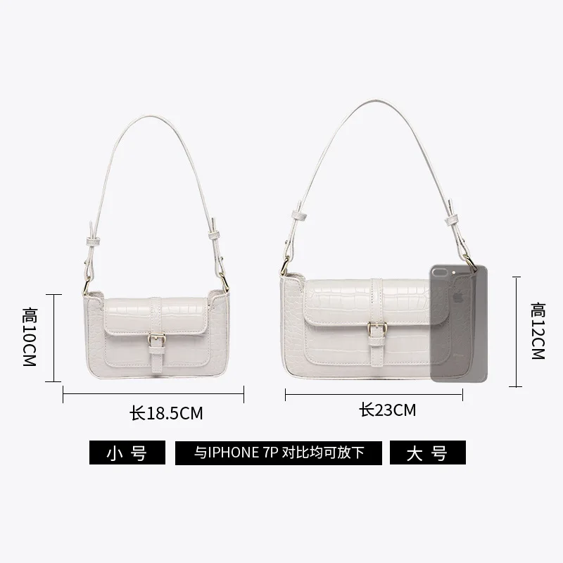 

Genuine Leather Armpit Bag for Women 2021 New Insfamous Baguette Handbag Ladies Single Shoulder Bags Designer Purses and Handbag