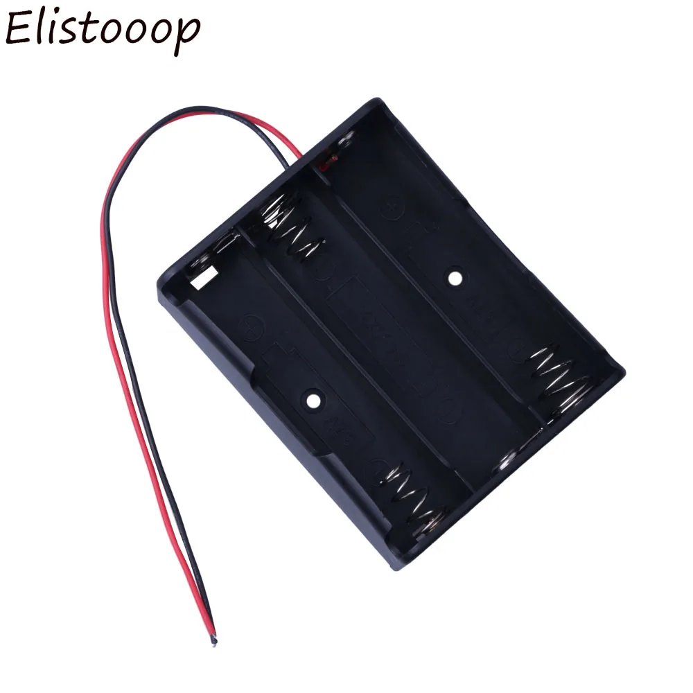 Высококачественный черный пластиковый чехол для аккумулятора 18650 ящик хранения