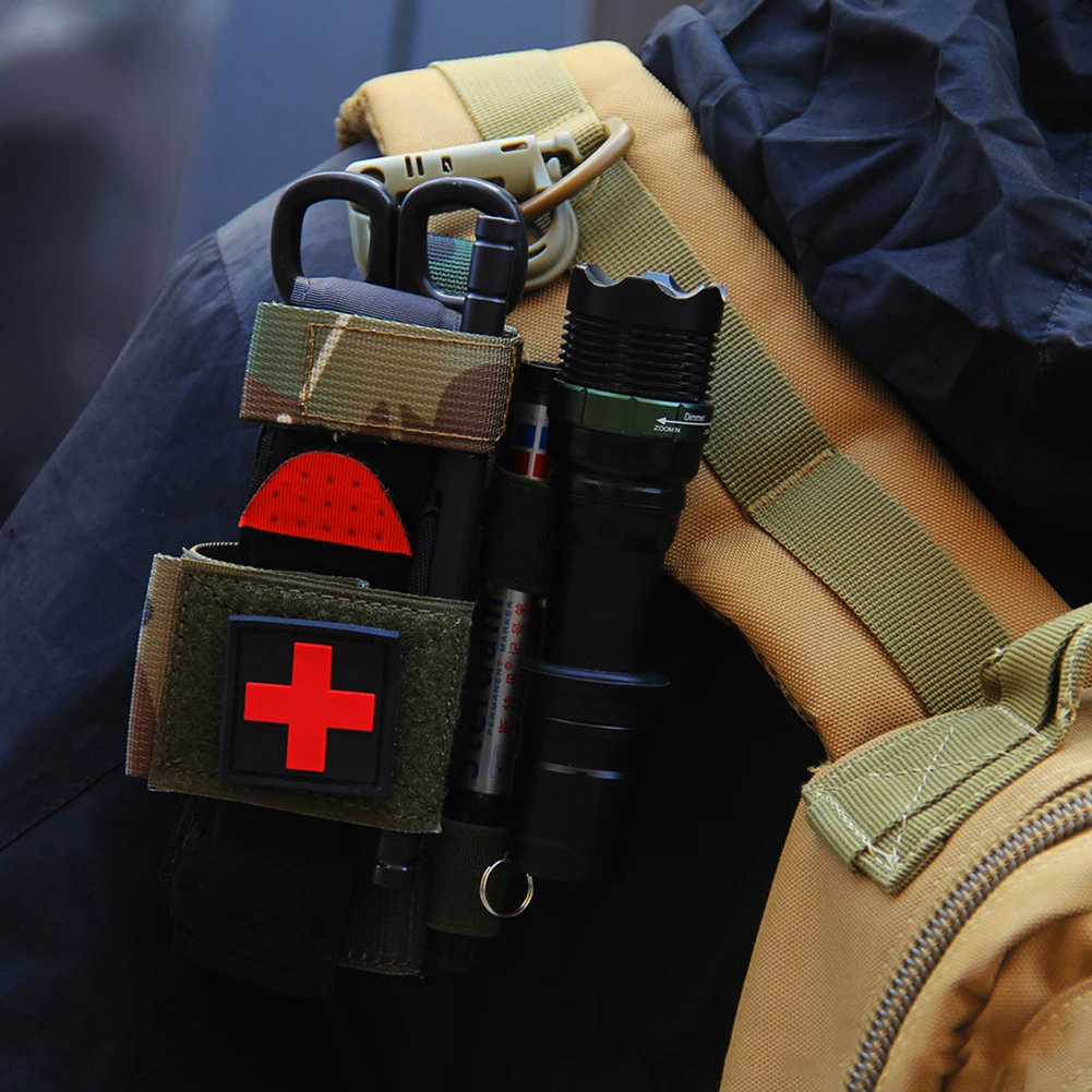 1-3pcs Tactical Bag First Aid Kit Molle Pouch Belt Fast Tourniquet Shear CAT Multifunction Military Survival Gear Tool Accessory |