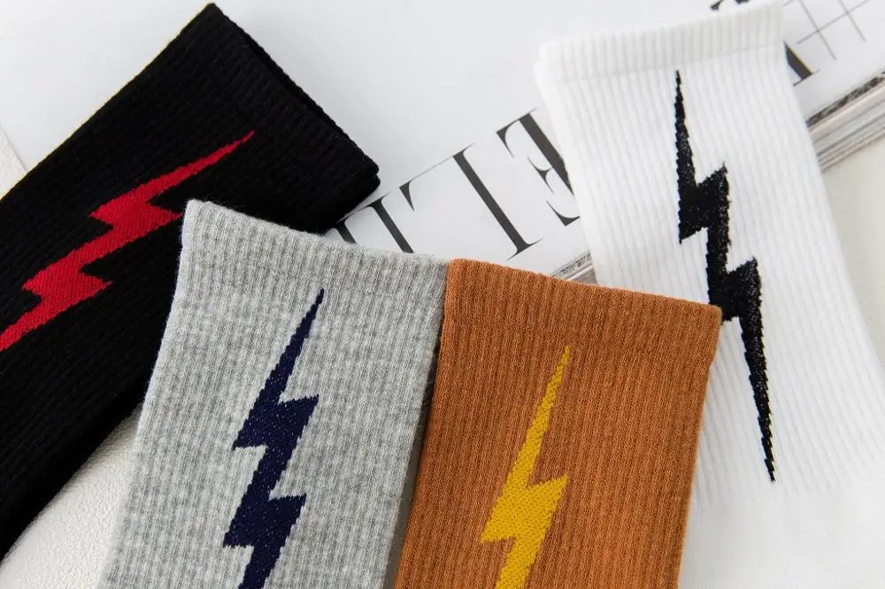 Модные крутые короткие носки с молнией отцовские винтажный скейтборд хлопковые