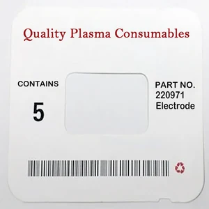 Электроды, расходные материалы для фонарь зменной резки 220971 WS для 125A PKG10